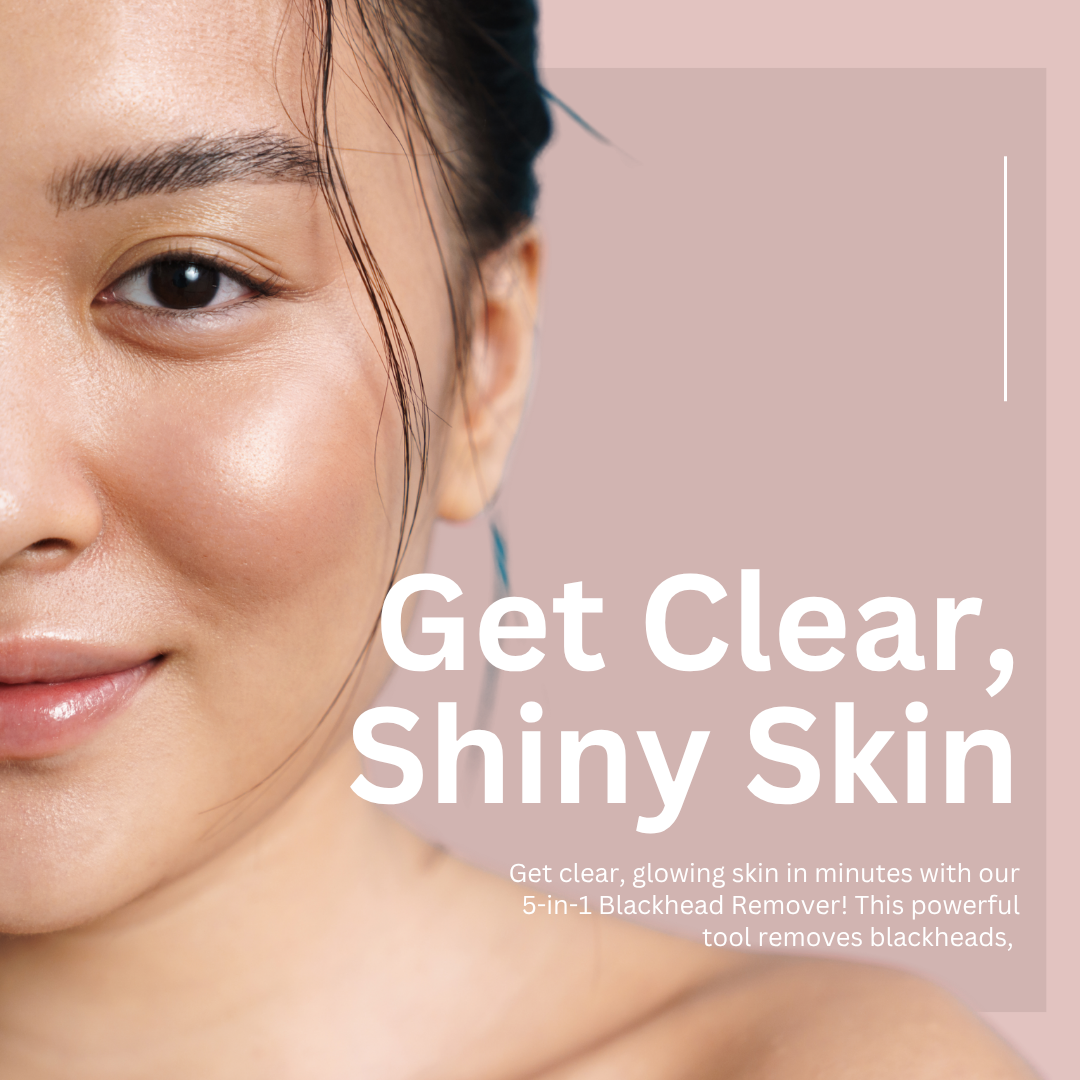 4-in-1 Blackhead remover | Multi-Functional | Rechargeable Suction