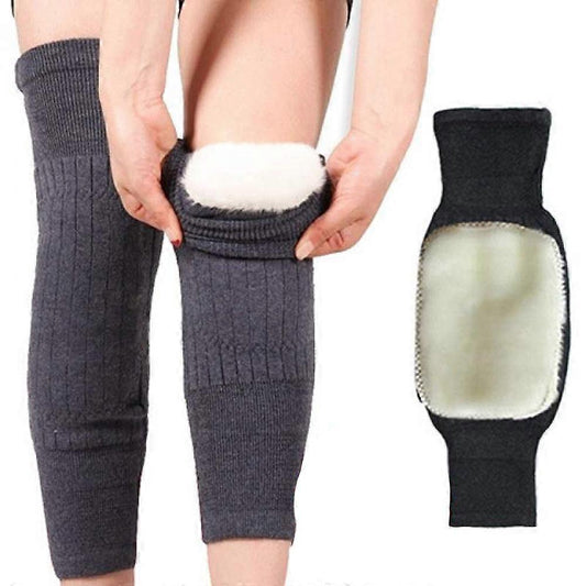 2 Pcs Warm Wool Knee Pads Super Elastic Knees Support | 1 Pair