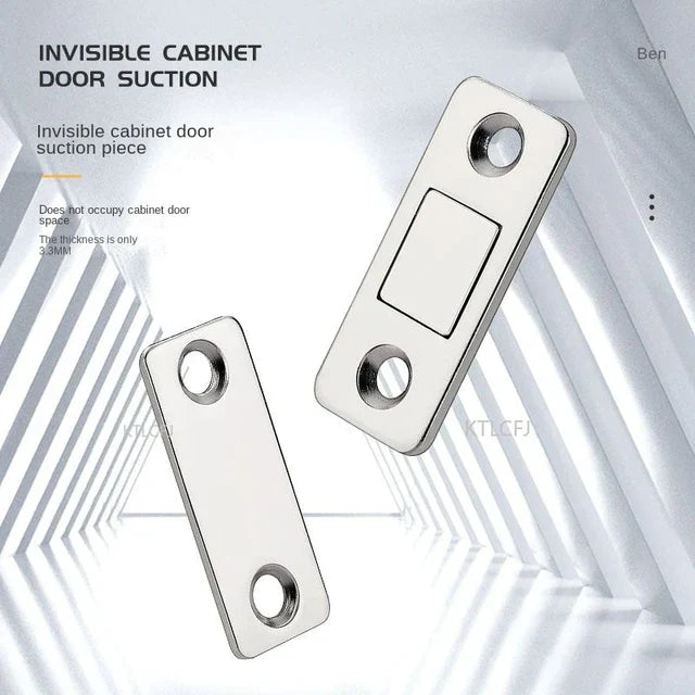 (Pack of 2) Magnetic Door/ Cabinets Closer Magnetic Latch