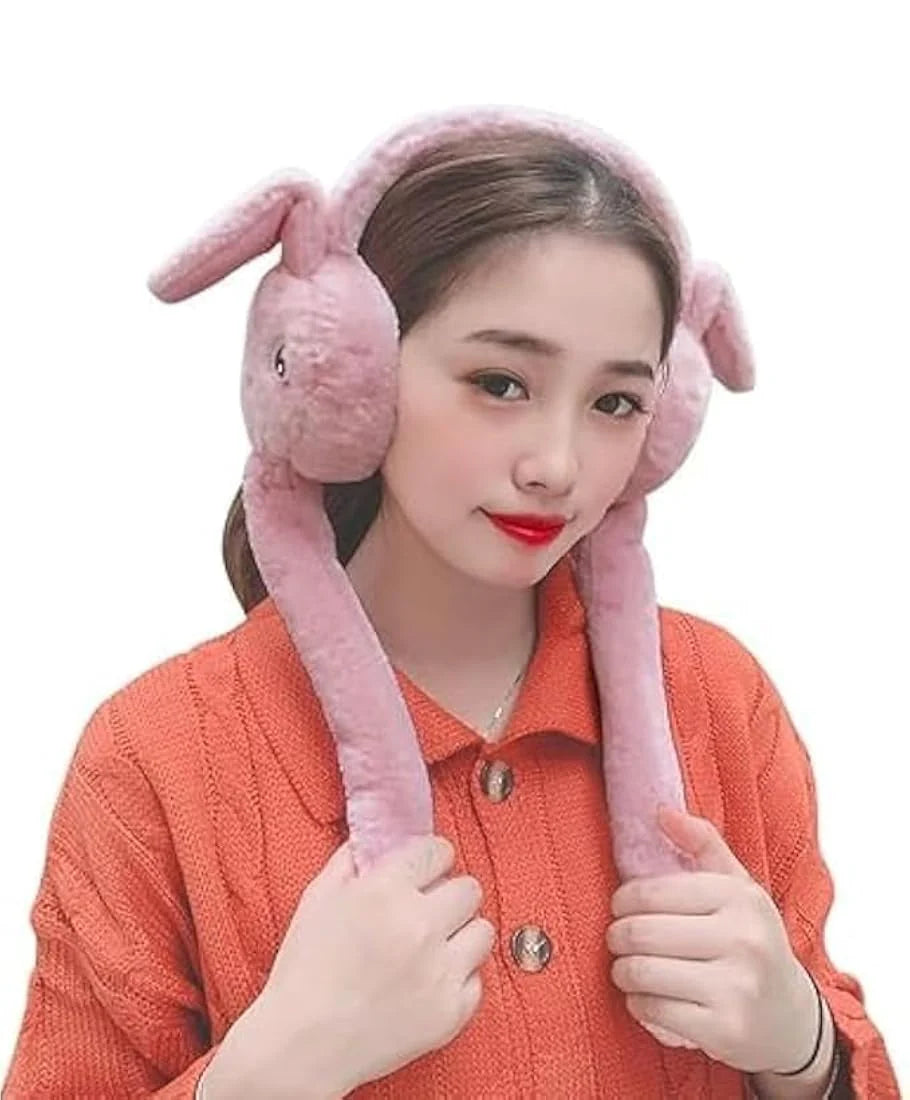 Plushy Cute Moving Ear Muffs
