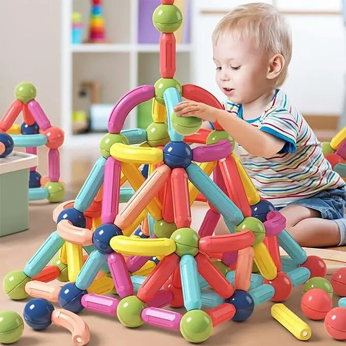 Educational Magnetic Building Blocks for Kids | 25 pcs