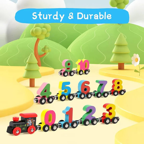 Magnetic Digital Number Train Toy For Kids