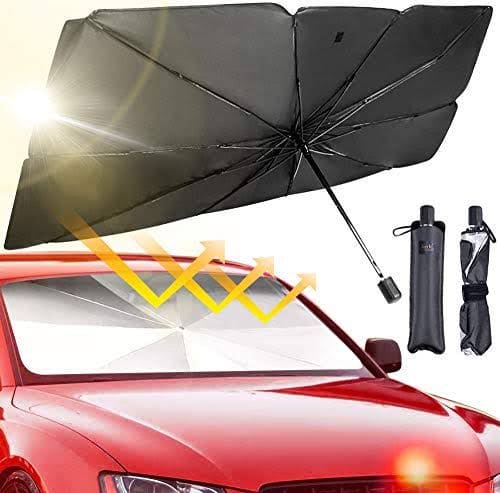 Umbrella Car Windshield, Sun Shade Protecto, Sunscreen Heat Insulation Cloth