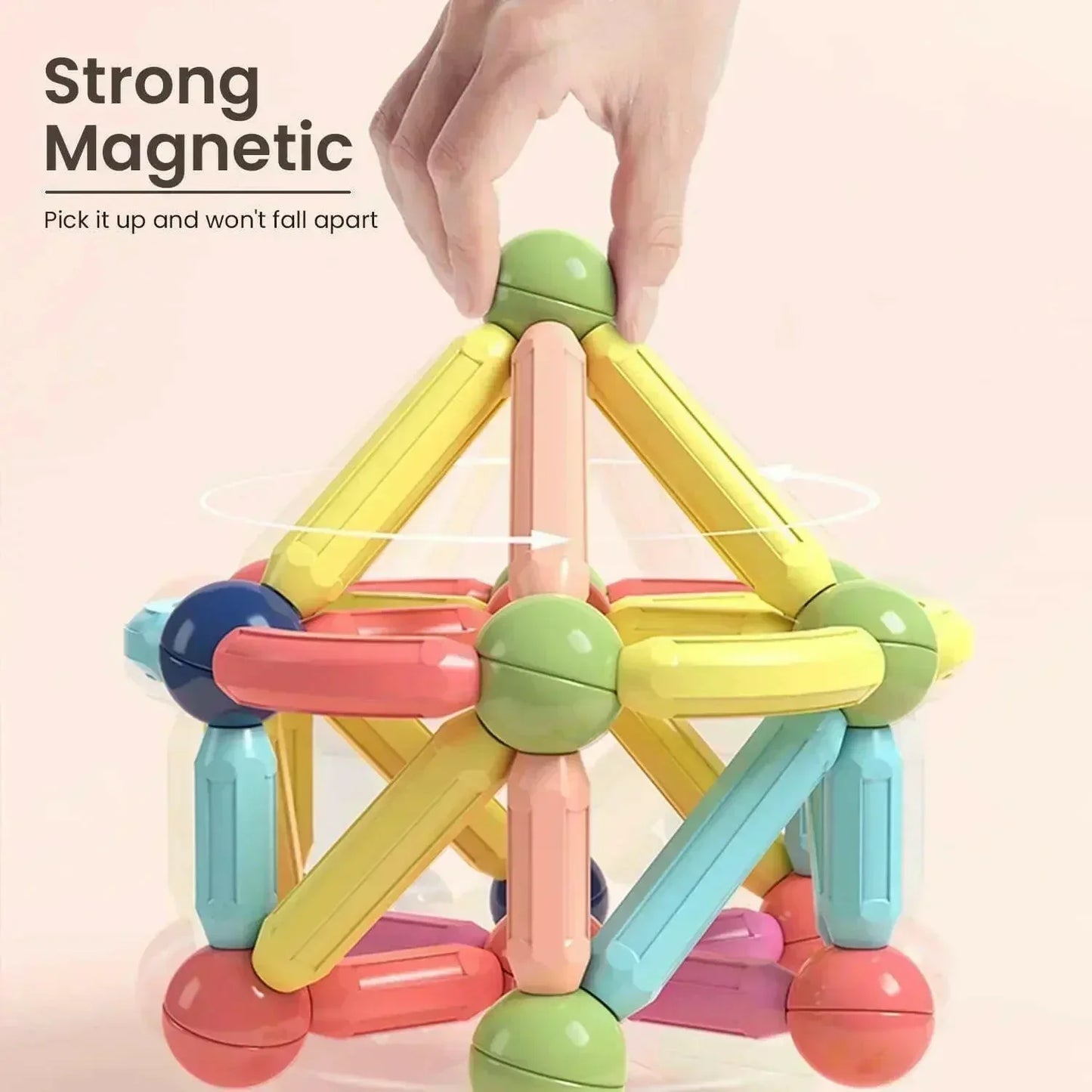 Educational Magnetic Building Blocks for Kids | 25 pcs
